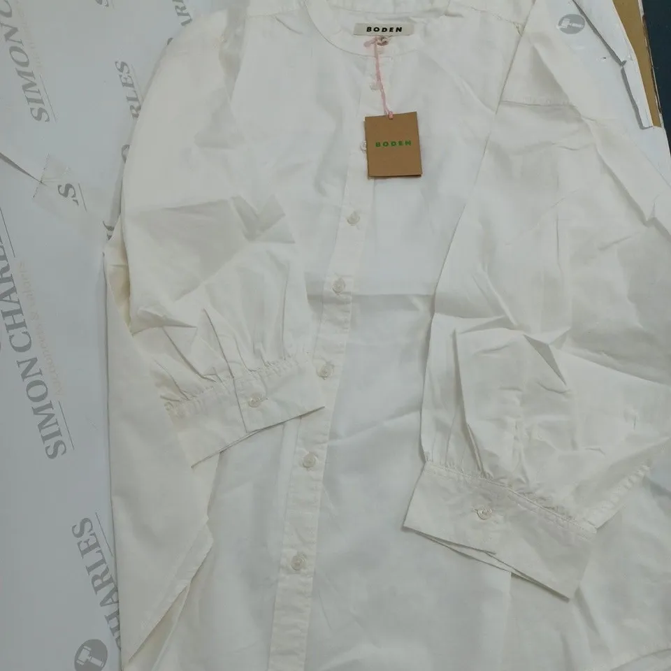 BODEN RELAXED POPLIN SHIRT - UK 16