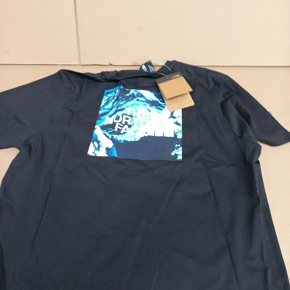THE NORTH FACE MEN'S GRAPHIC SHORT-SLEEVE TEE – BLACK, SIZE M