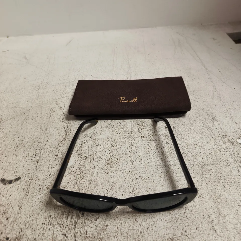 BOXED PACQUELL SUNGLASSES WITH BROWN LOGO CASE 