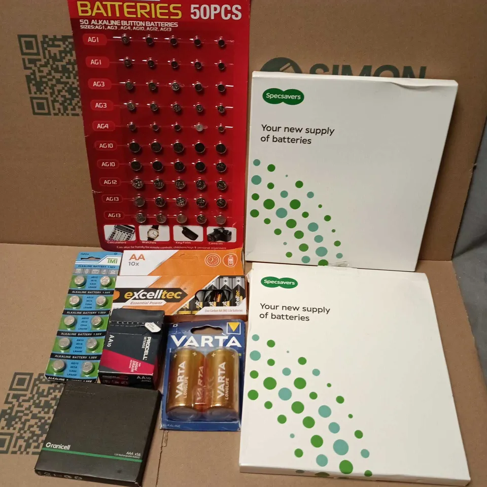 APPROXIMATELY 20 ASSORTED BATTERY MULTI-PACK PRODUCTS 