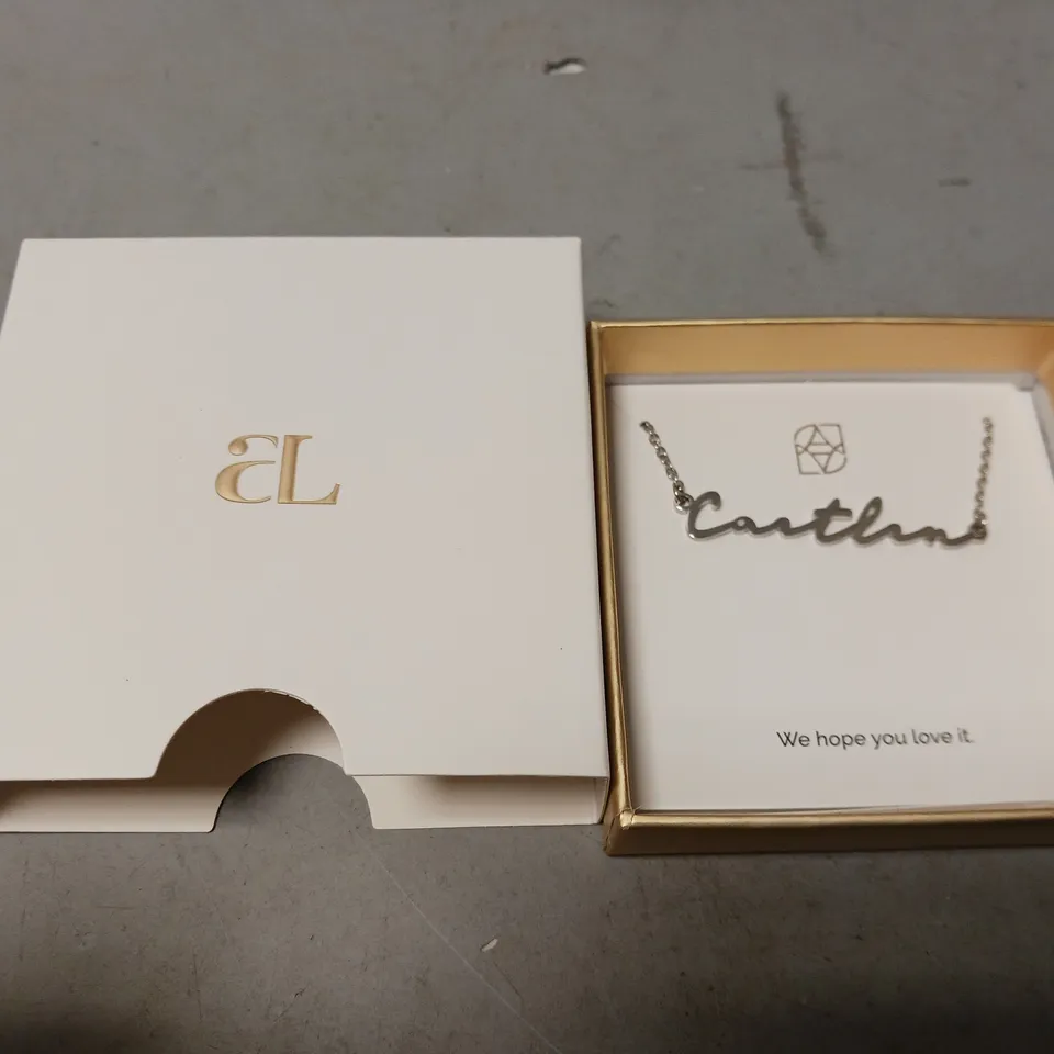 BOXED ABBOTTLYON CAITLIN SILVER NECKLACE 