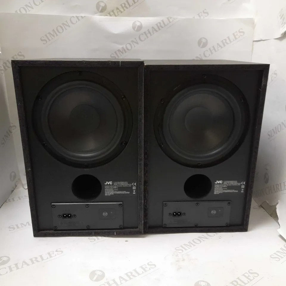 JVC 2.1CH WIRELESS SUBWOOFERS IN BLACK