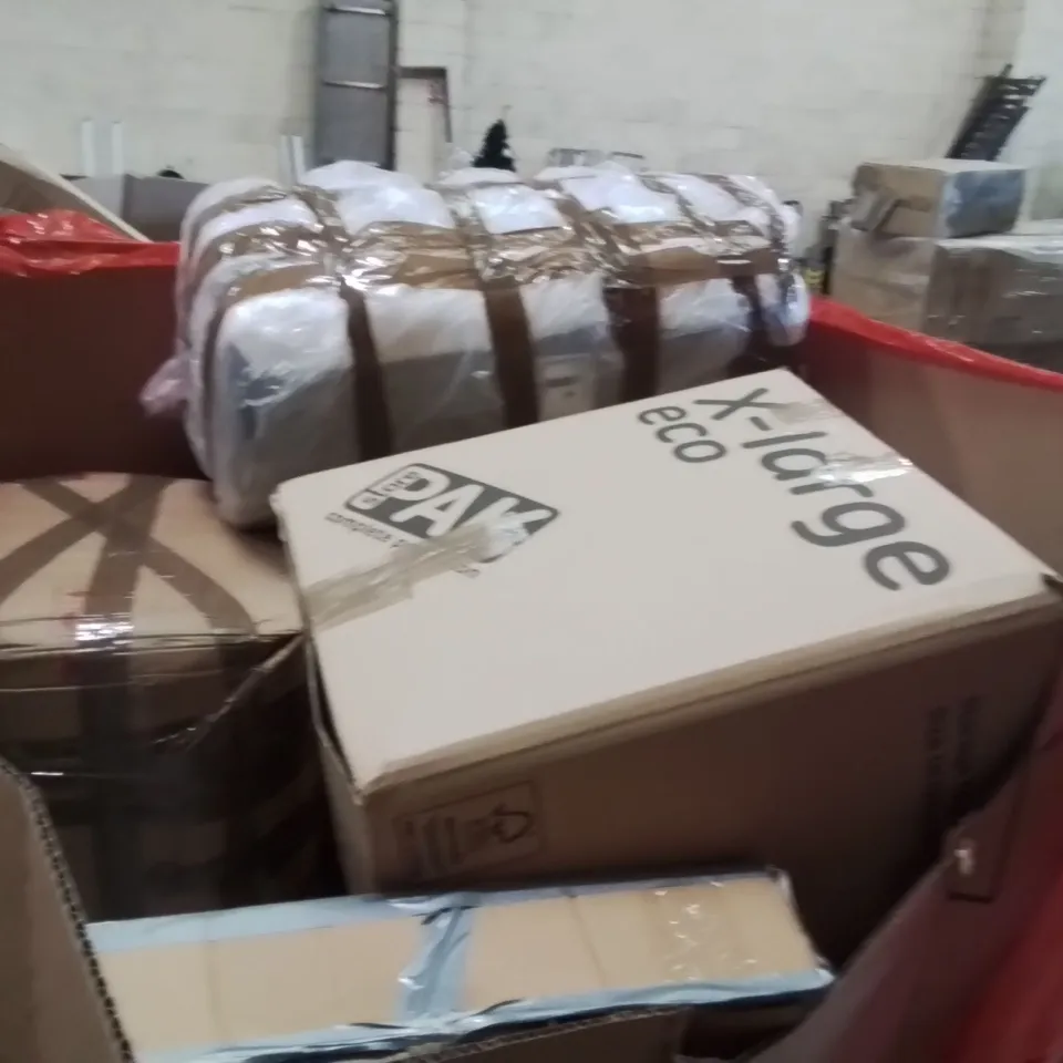 PALLET OF ASSORTED HOUSEHOLD GOODS AND PRODUCTS TO INCLUDE;OFFICE CHAIR,LITTER PICKER,MUD GUARDS