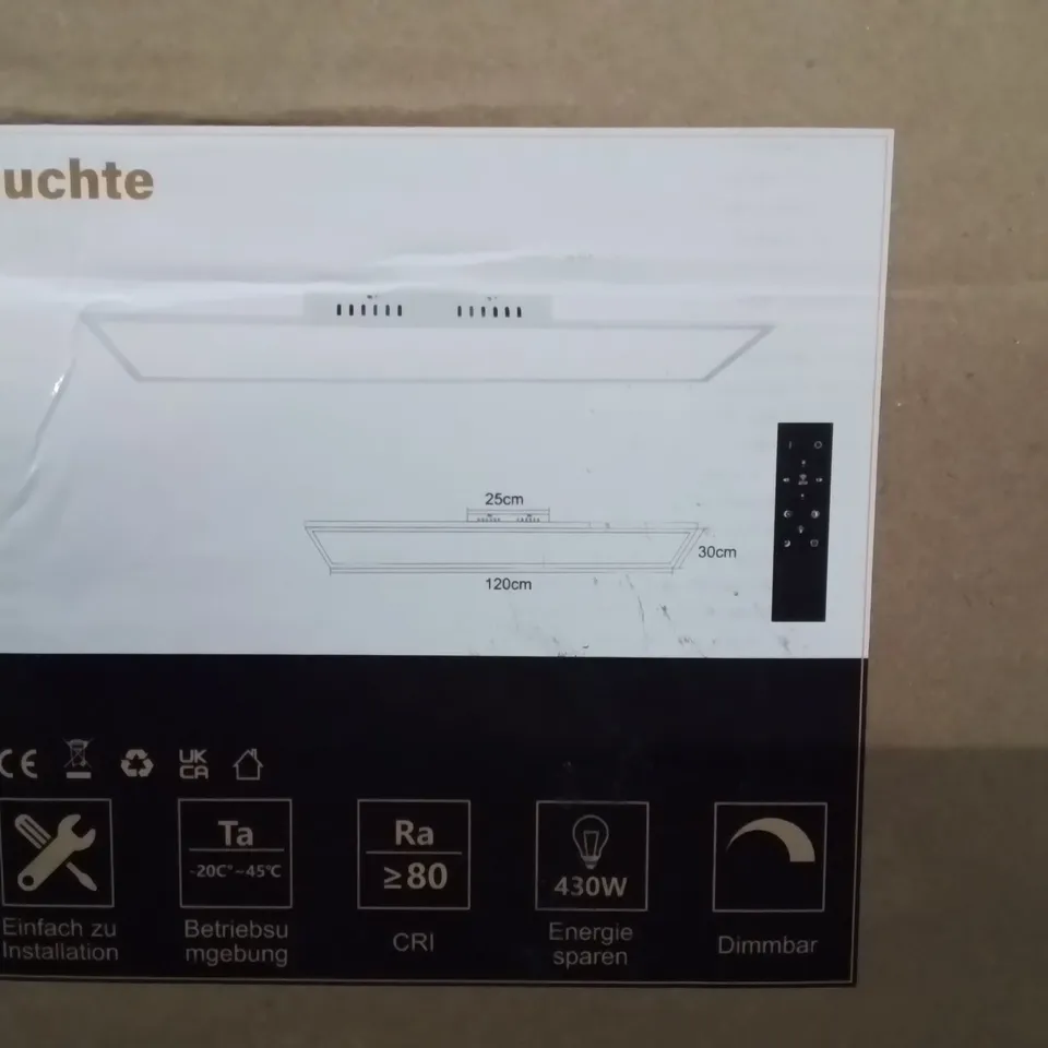 BOXED LED CEILING LIGHT MODERN DIMMABLE FLAT 48W 