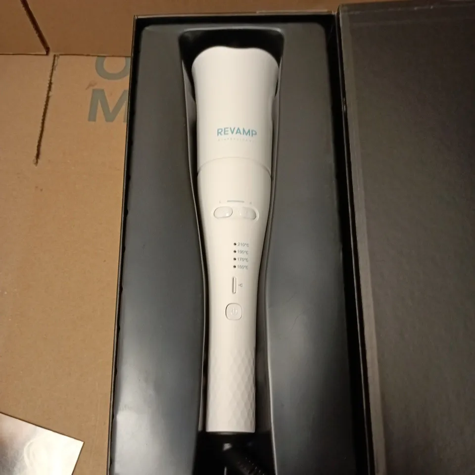 REVAMP HOLLYWOOD CURL AUTO CURLER - WHITE – BOXED