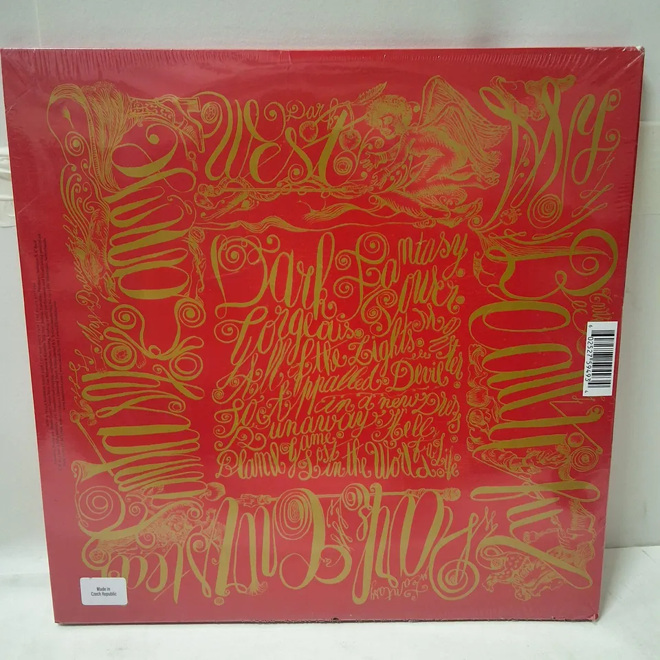 KANYE WEST – MY BEAUTIFUL DARK TWISTED FANTASY LP (RED GATEFOLD, SEALED)