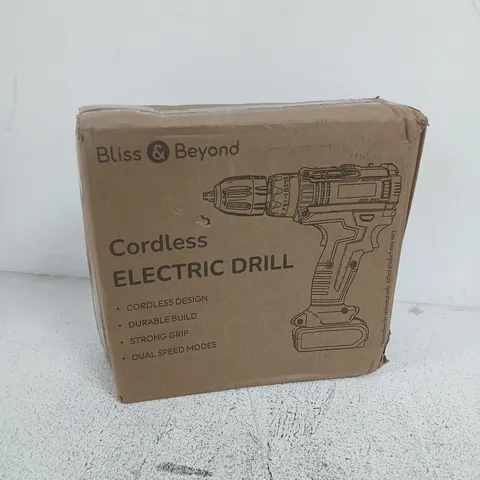 BLISS & BEYOND CORDLESS ELECTRIC DRILL