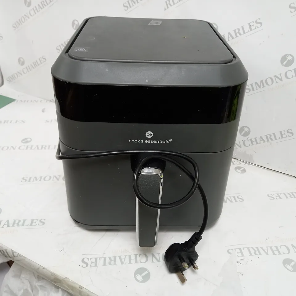 COOK'S ESSENTIALS 5.8L AIR FRYER IN SLATE GREY