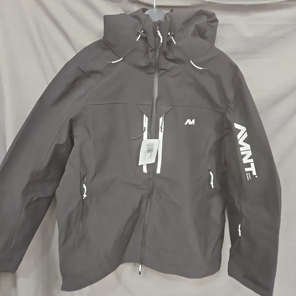 AMT ARMOR SKIWEAR BLACK SKI JACKET – MEN'S, SIZE L