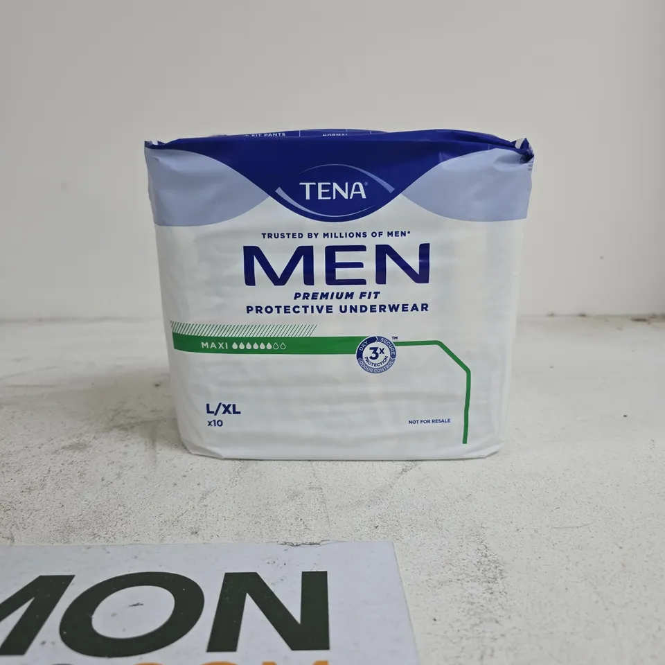 4 X TENA MEN PREMIUM FIT LARGE/EXTRA LARGE PROTECTIVE UNDERWEAR