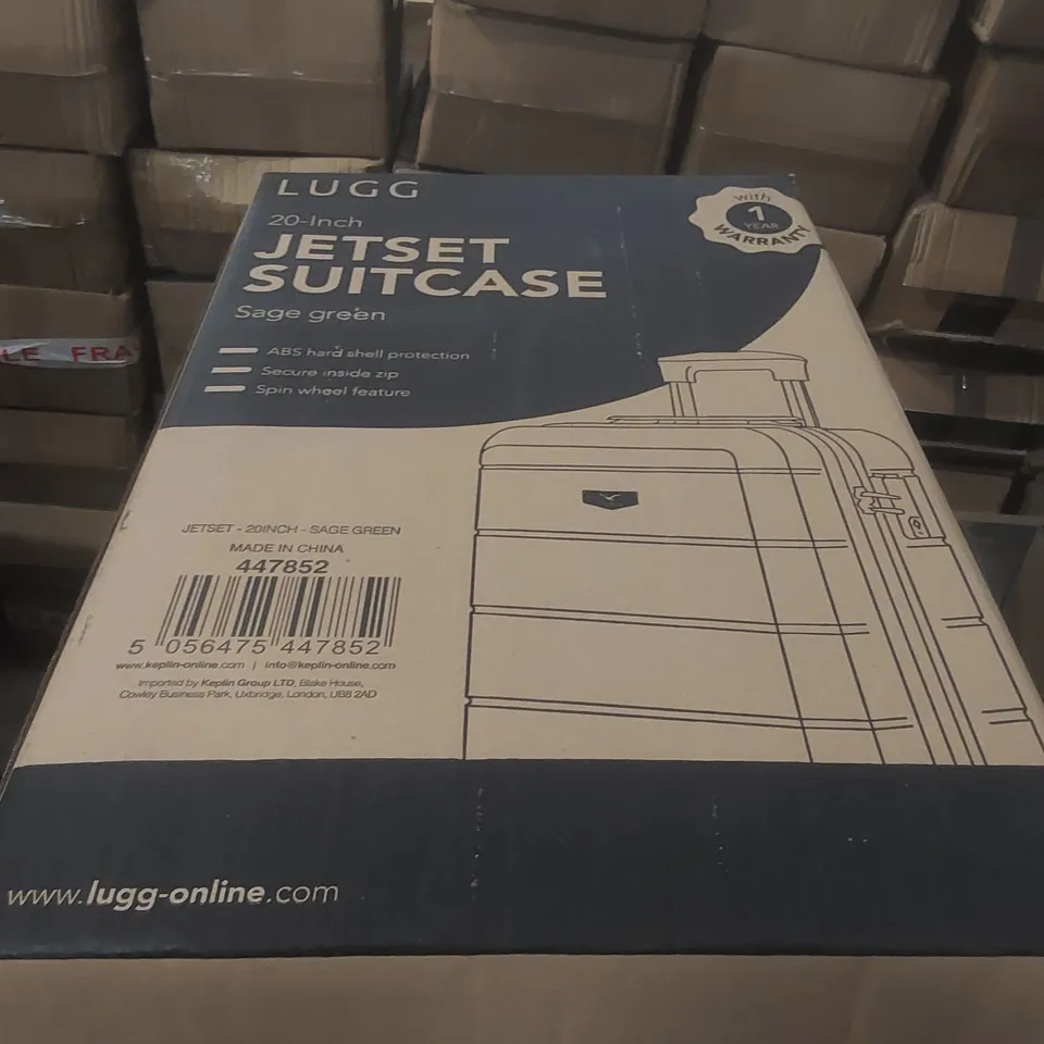 BOXED LUGG TRAVEL SUITCASE