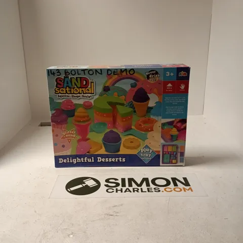 Sand Kit – Delightful Desserts (glitter sand included) for ages 3+