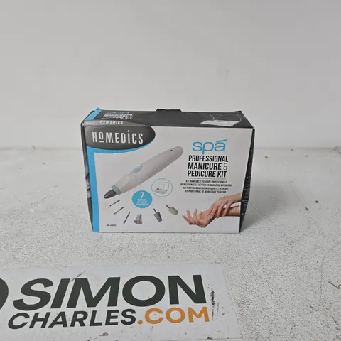HOMEDICS SPA PROFESSIONAL MANICURE & PEDICURE KIT