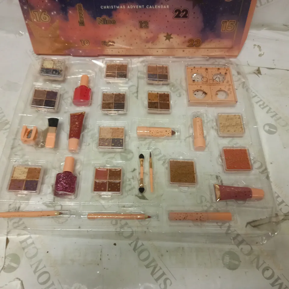Q-KI 24 DAYS OF BEAUTY ADVENT CALENDAR RRP £19.99