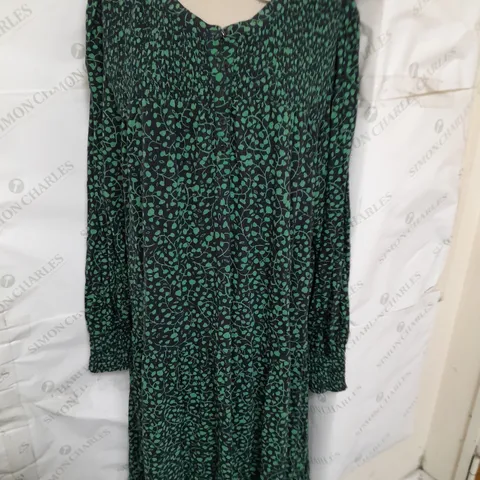 MONSOON MAXI DRESS BLUE/GREEN SIZE XL