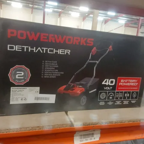 BOXED POWERWORKS 40V DETHATCHER - NO BATTERY INCLUDED