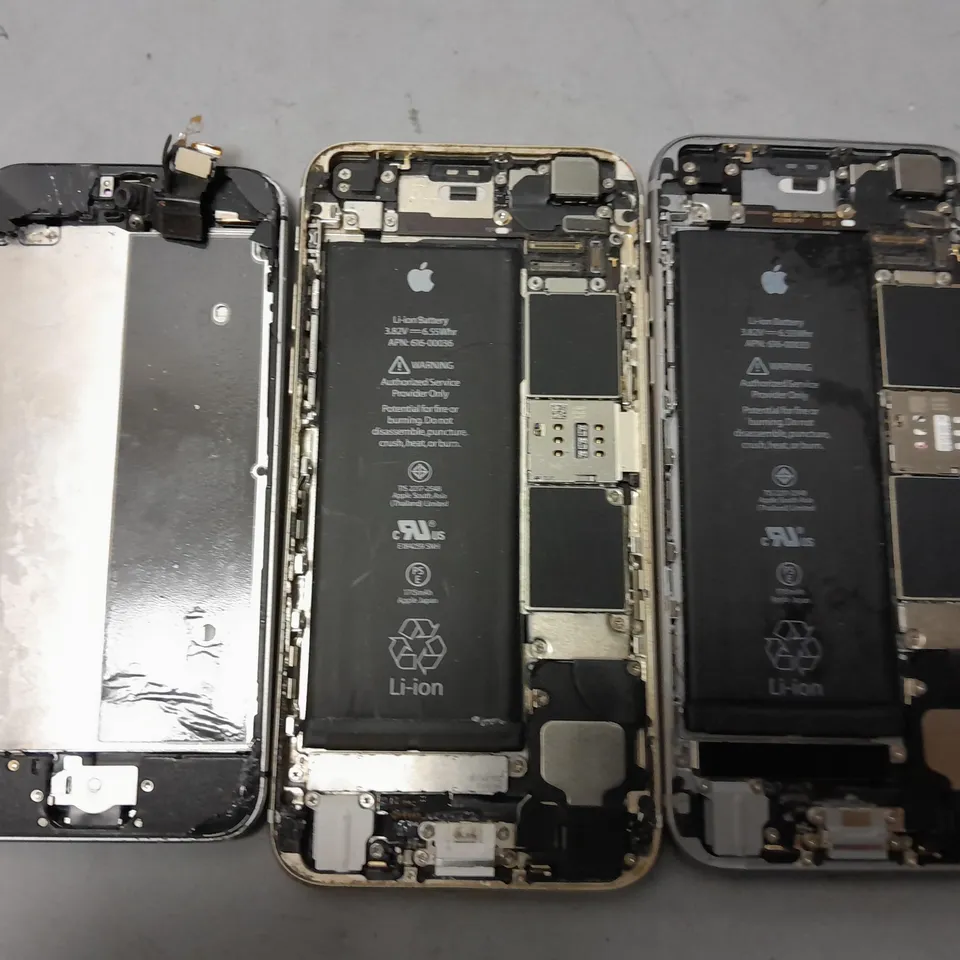 3 IPHONE BACK SHELLS FOR VARIOUS MODELS