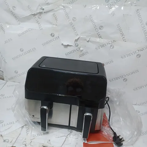 BOXED COOK'S ESSENTIALS 7.7L DUAL AIR FRYER 