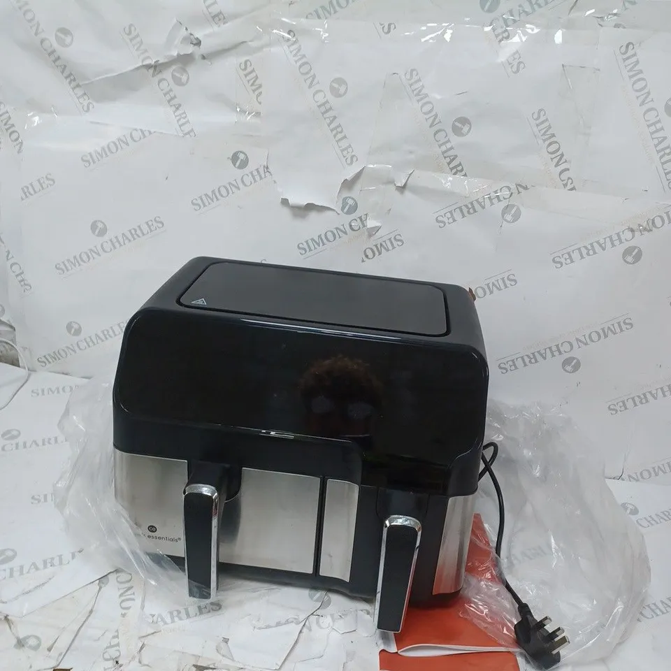 BOXED COOK'S ESSENTIALS 7.7L DUAL AIR FRYER 
