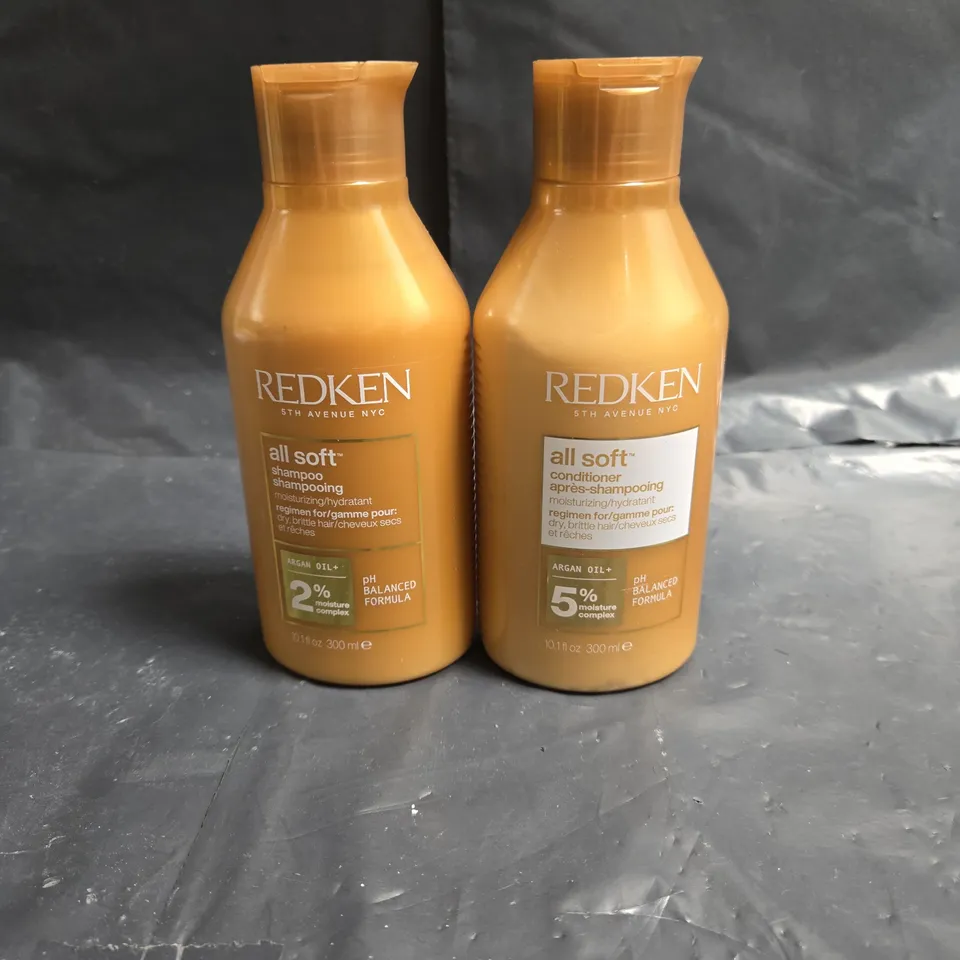 Redken All Soft Shampoo & Conditioner Duo (300ml each)