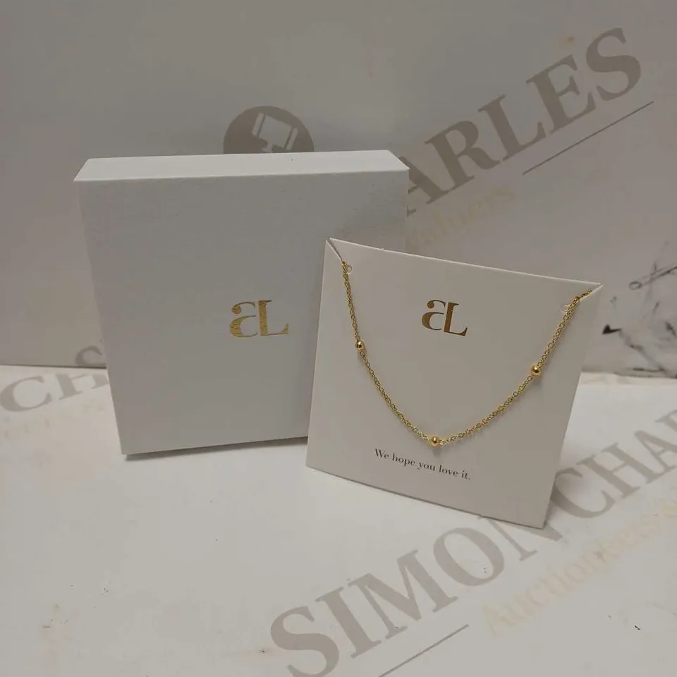 ABBOTT LYON SPHERE CHAIN NECKLACE (GOLD)