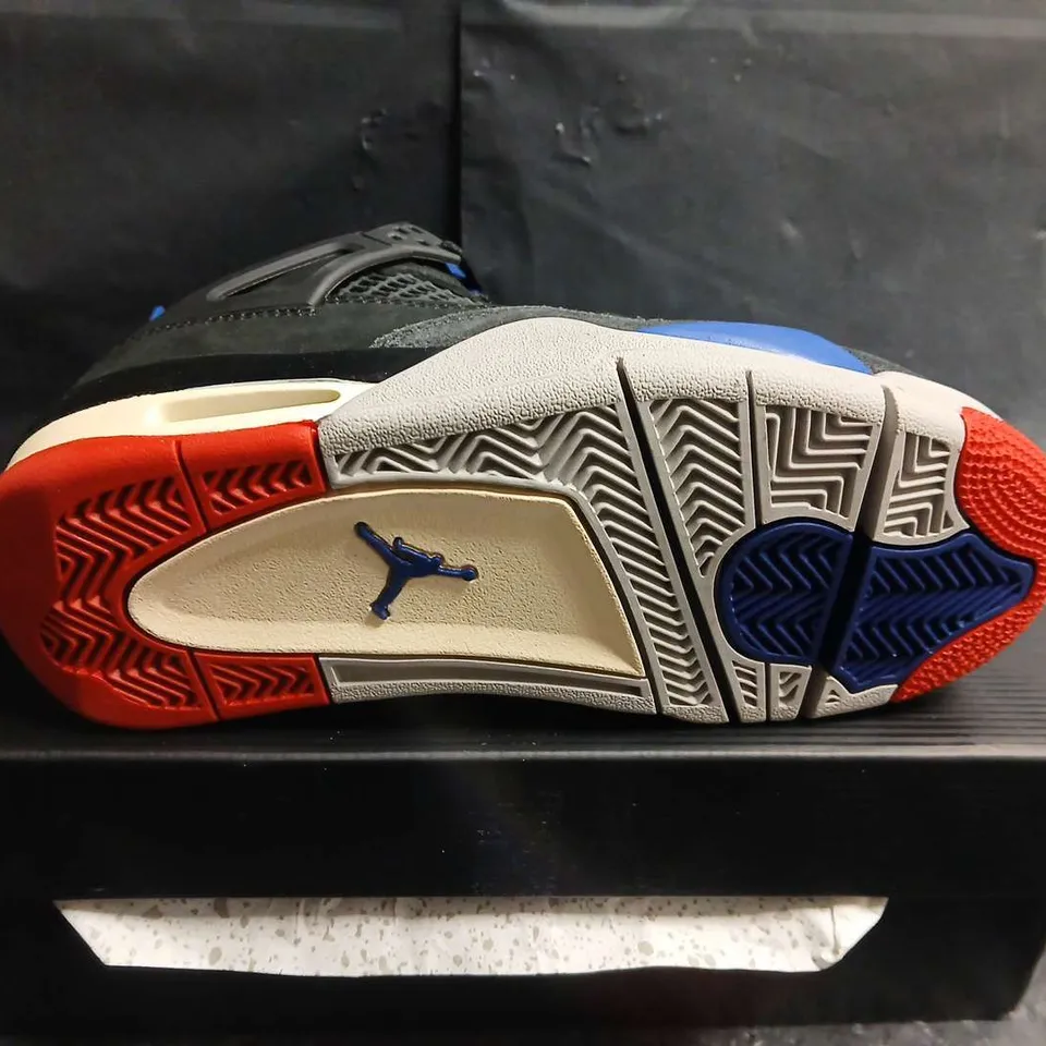 BOXED PAIR OF AIR JORDAN 4 RETRO SNEAKERS – UK SIZE 3