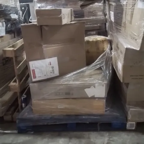 PALLET OF ASSORTED HOUSEHOLD GOODS AND PRODUCTS TO INCLUDE;OFFICE CHAIR,MAILBOX
