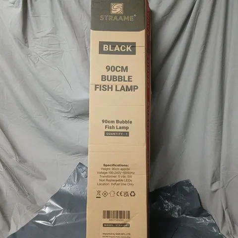 STRAAME BLACK 90CM BUBBLE FISH LAMP