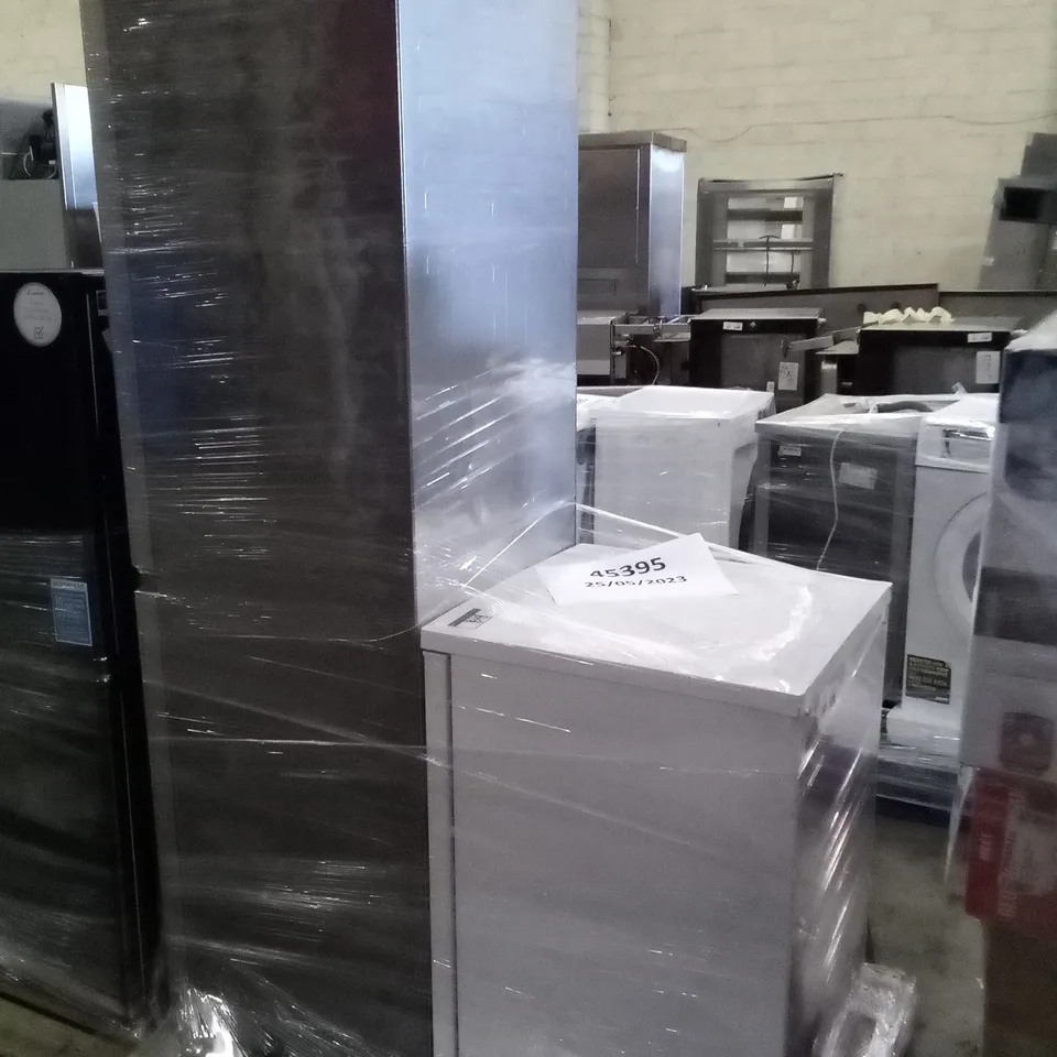 HISENSE FREESTANDING 56CM UNDER COUNTER FRIDGE AND HISENSE RB327N4WC1 55CM FREESTANDING 50/50 FRIDGE FREEZER
