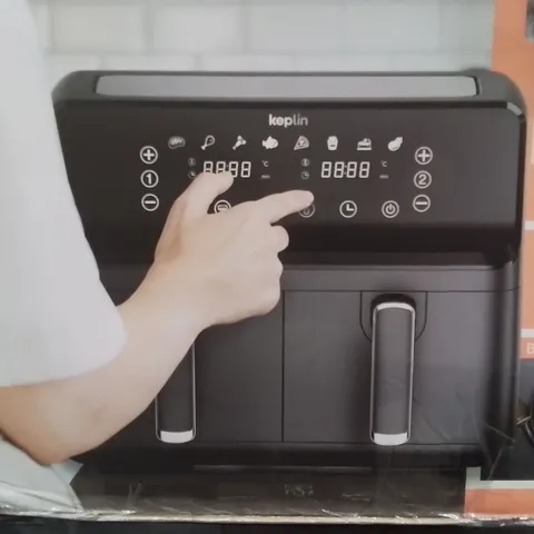 BOXED KEPLIN 9 LITRE DUAL DRAWER AIRFRYER