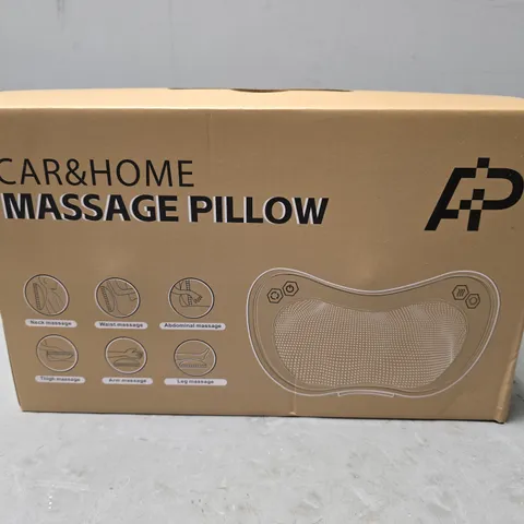 BOXED CAR & HOME MASSAGE PILLOW IN BLACK