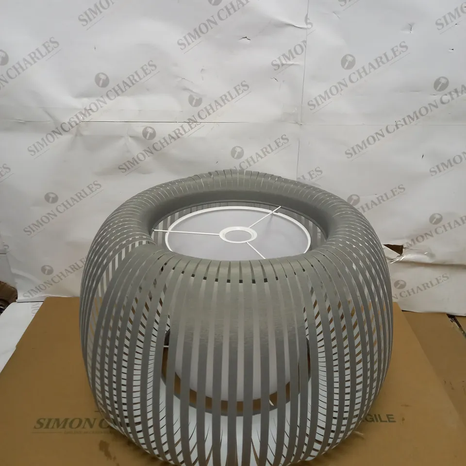 JOHN LEWIS HARMONY FLOOR LAMP SHADE GREY FINISH 