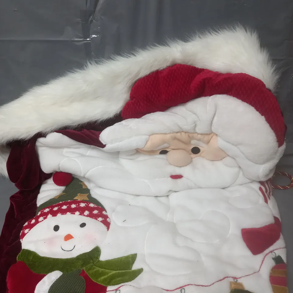 FESTIVE THEMED SANTAS PRESENT SACK 