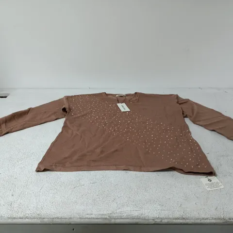 MUDFLOWER MOCHA XL SWEATER TAGGED