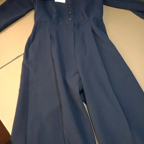 SEZANE NAVY PANTALON RAY JUMPSUIT - SIZE 10