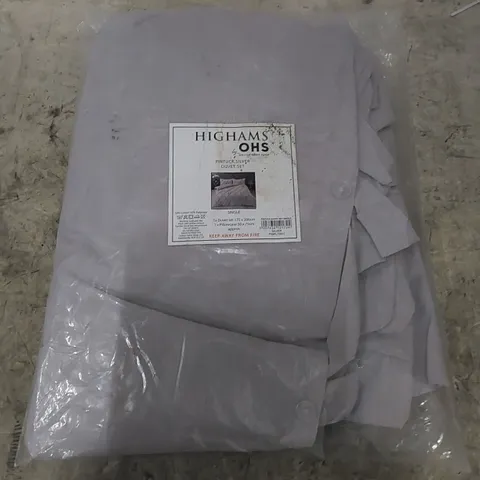 BAGGED NORMA SATIN 180 TC TRADITIONAL DUVET COVER SET // SIZE: SINGLE