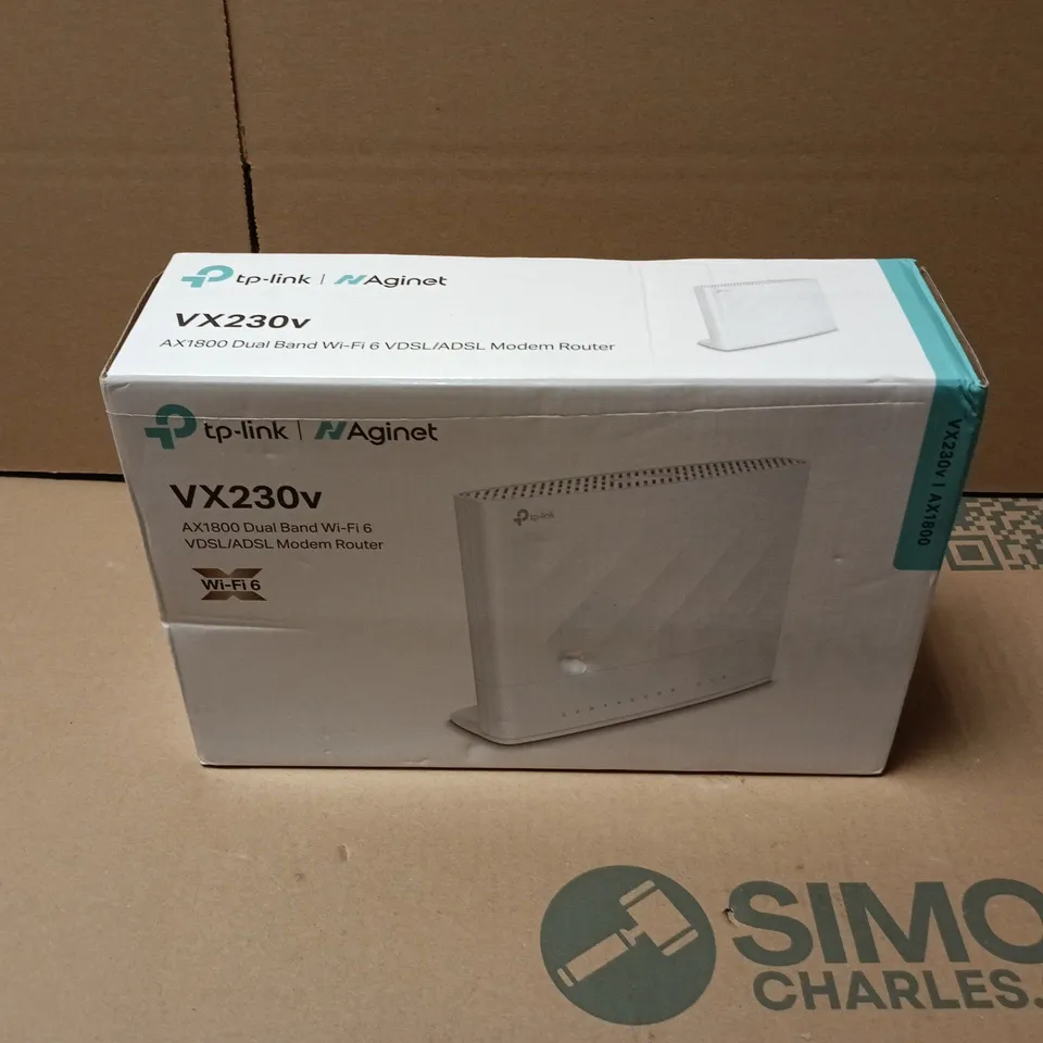 BOXED TP-LINK AX1800 DUAL BAND WI-FI 6 VDSL/ADSL MODEM ROUTER