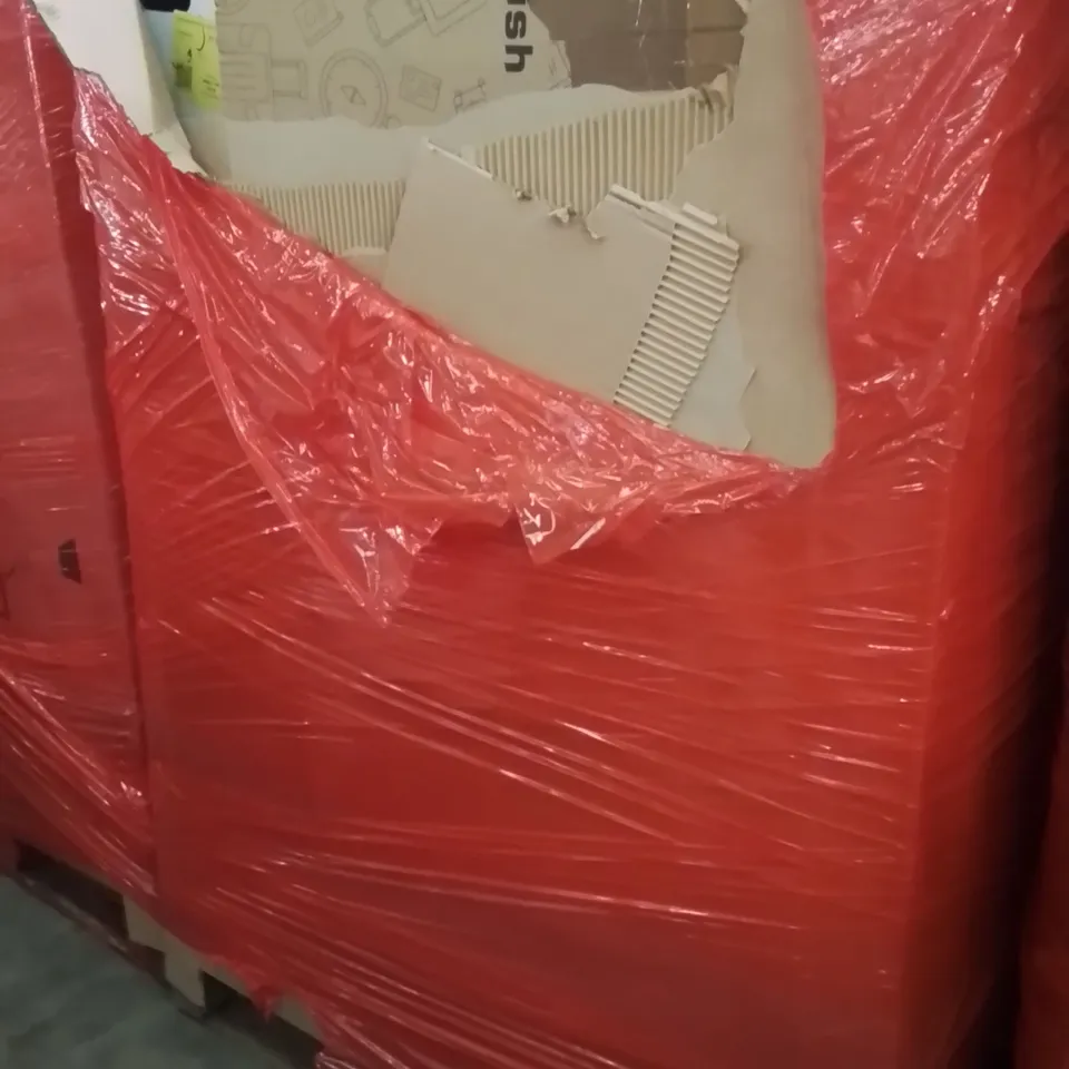 PALLET OF ASSORTED HOUSEHOLD GOODS AND PRODUCTS TO INCLUDE;SUITCASE,COUNTERTOP WATER UNIT,PHOTO FRAME