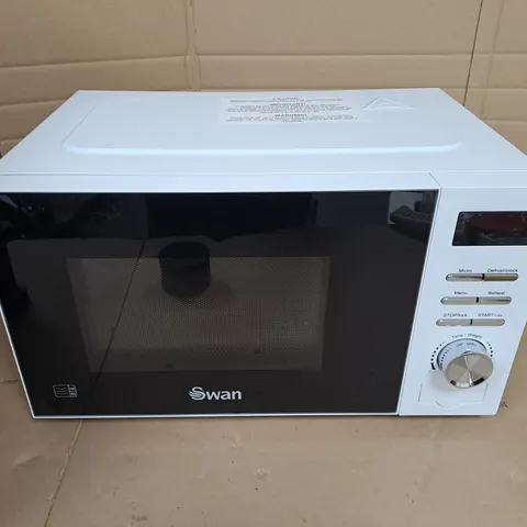 BOXED SWAN 20L 700W DIGITAL MICROWAVE - WHITE 