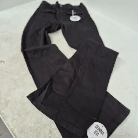 DONNA IDA WOMEN'S BLACK PATCH POCKET BOOTCUT JEANS, UK 10 (WAIST 29)