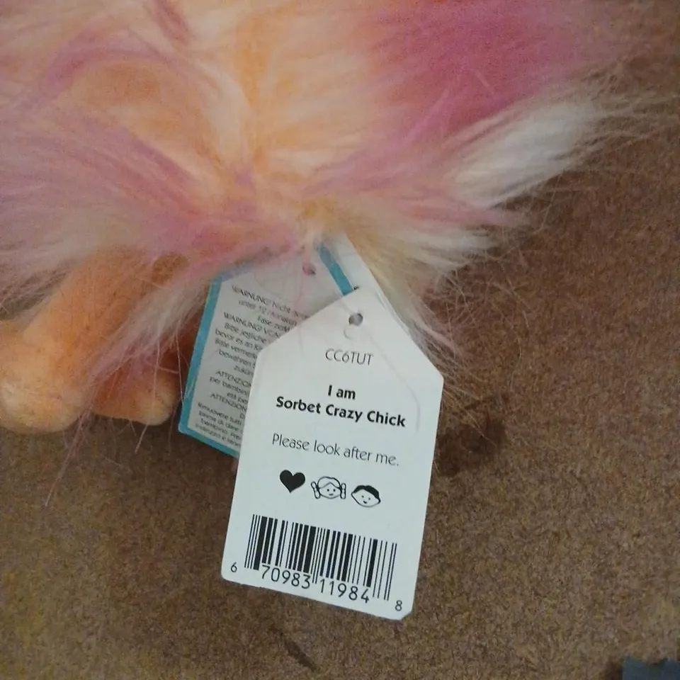JELLYCAT LONDON CRAZY CHICK SORBET PLUSH TOY
