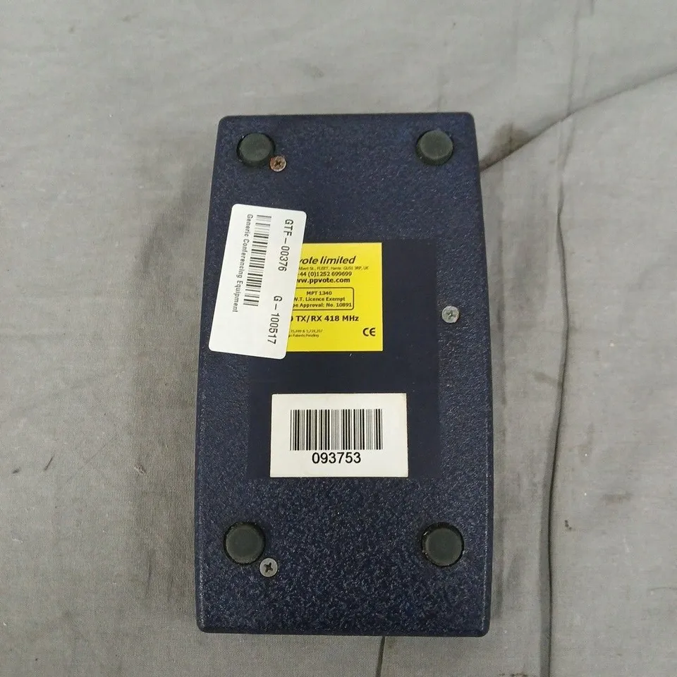 PPVOTE WIRELESS VOTING KEYPAD – NUMERIC KEYPAD HANDHELD DEVICE