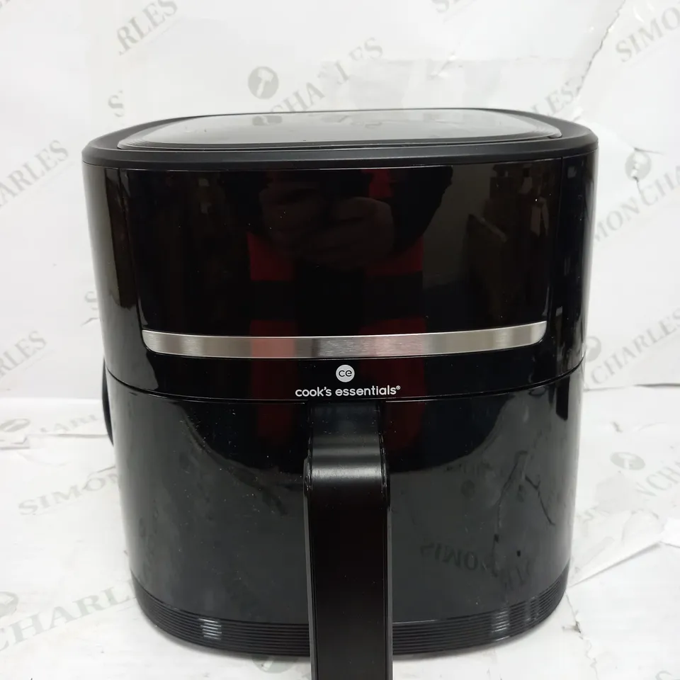 BOXED COOK'S ESSENTIALS 4L AIR FRYER IN BLACK