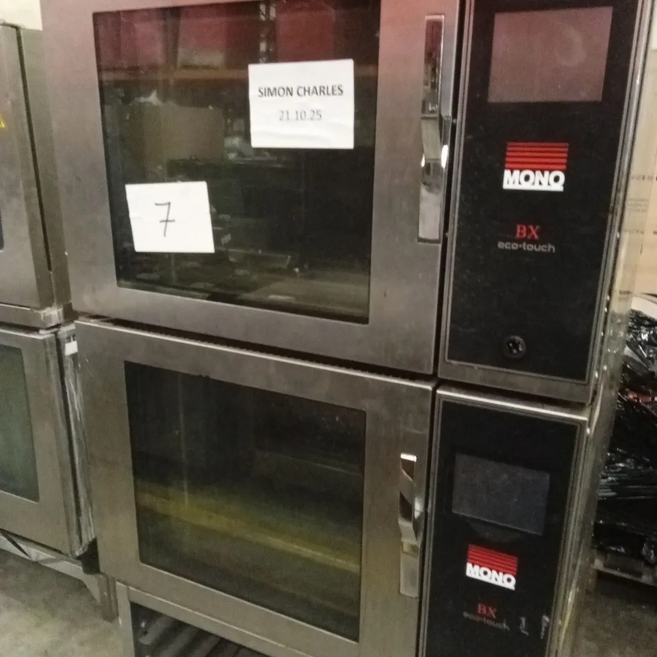 MONO ECO-TOUCH COMMERCIAL KITCHEN OVEN 3 PHASE DOUBLE STACKED WITH STAND - FG159T-B52
