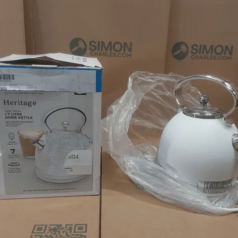 BOXED TOWER TI0076WHT HERITAGE 1.7L KETTLE 