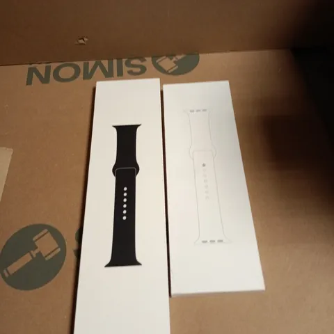 BOX OF APPROXIMATELY 30 ASSORETED APPLE WATCH BANDS