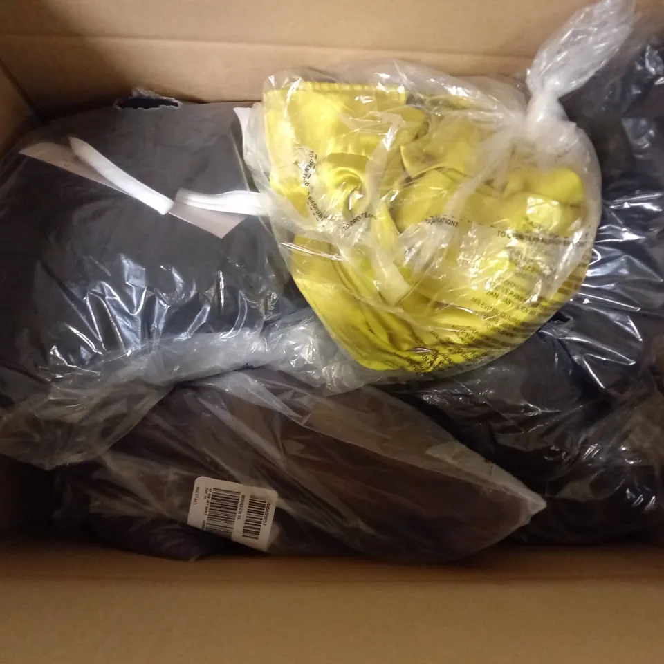 APPROXIMATELY 10 ASSORTED CLOTHING ITEMS TO INCLUDE TUNIC, TROUSERS, JUMPSUIT, ETC
