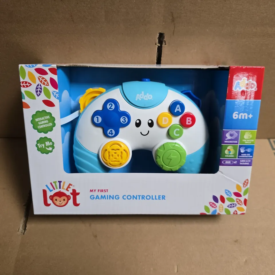 LITTLE LOT MY FIRST GAMING CONTROLLER – TOY CONTROLLER FOR 6M+ (BOXED)