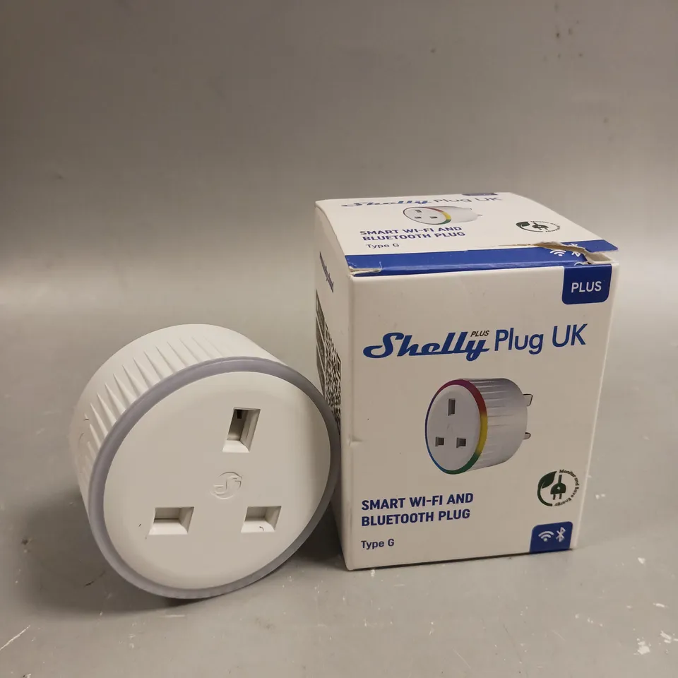 BOXED SHELLY PLUS SMART WIFI & BLUETOOTH PLUG 