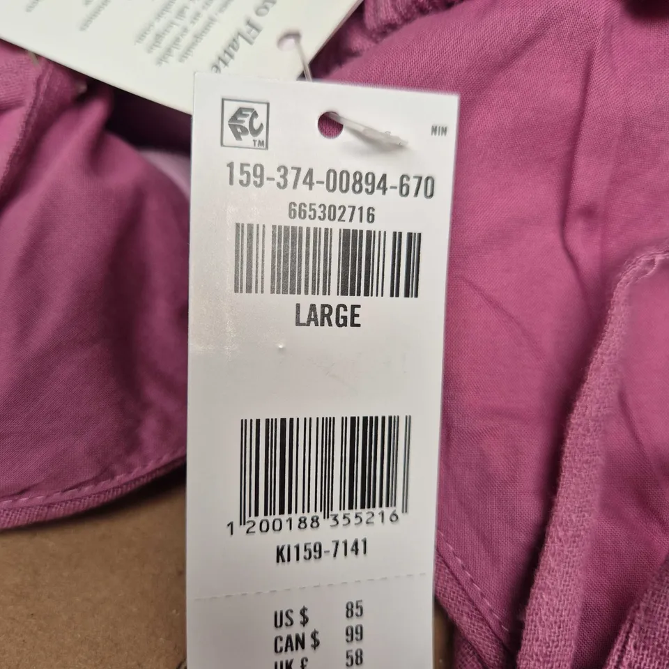 ABERCROMBIE & FITCH PINK DRESS – WOMEN'S LARGE
